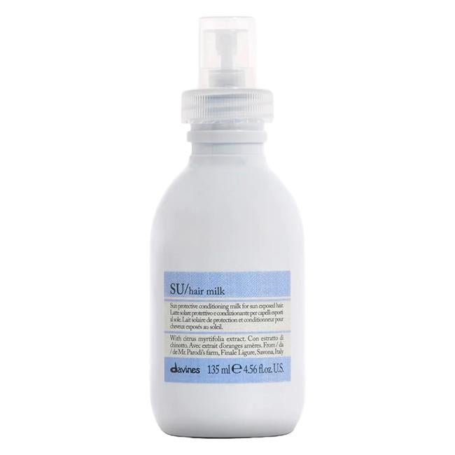 Pantalla de relleno de sol para el cabello tu leche para el cabello Davine.